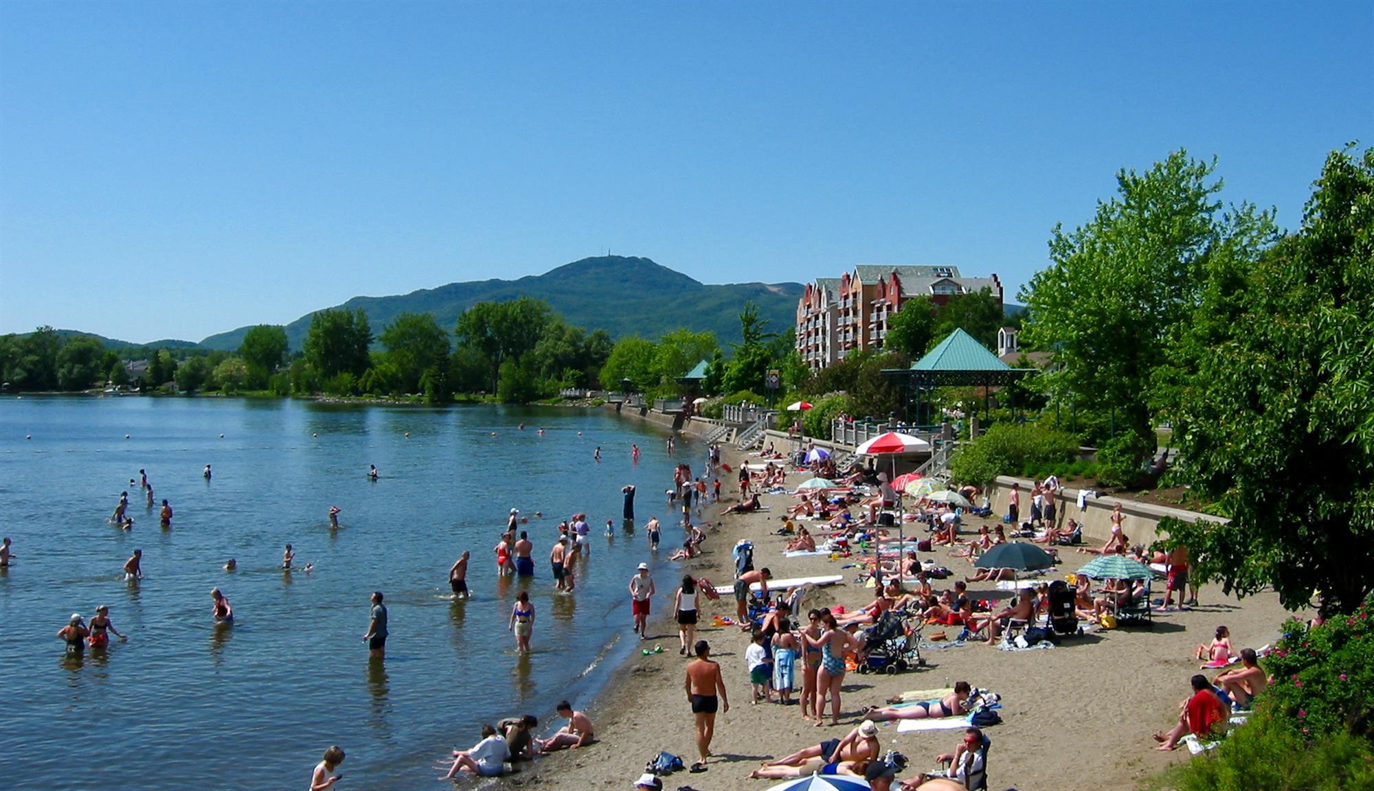 Baignade au Lac Stukely